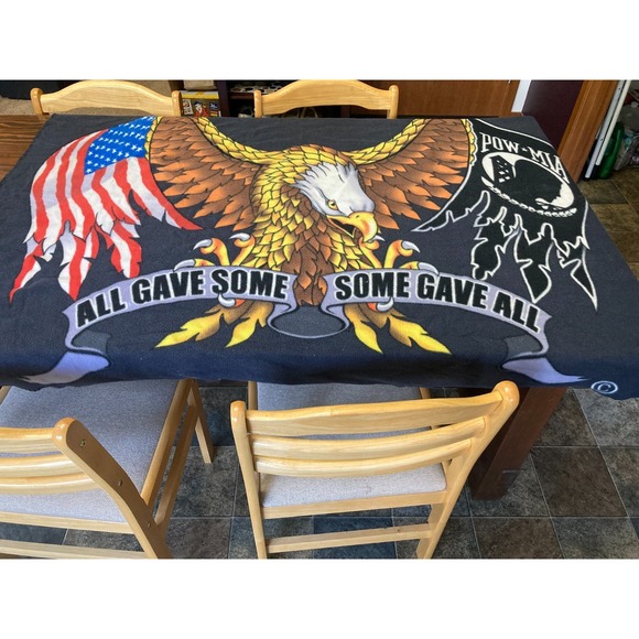 Other - POW MIA All Gave Some Some Gave‎ All Eagle USA Flag Multi Color Blanket Soft